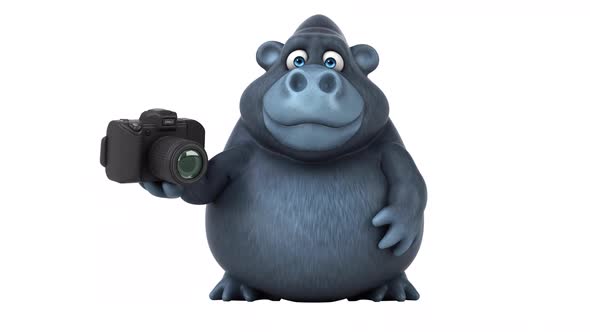 Fun gorilla - 3D Animation