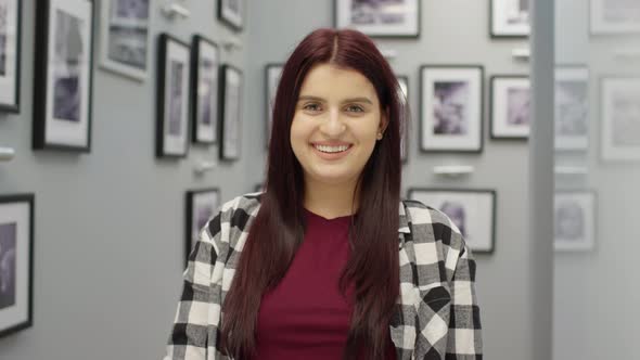 Young woman smiling