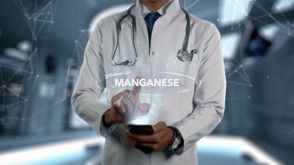 Manganese Male Doctor Hologram Medicine Ingrident