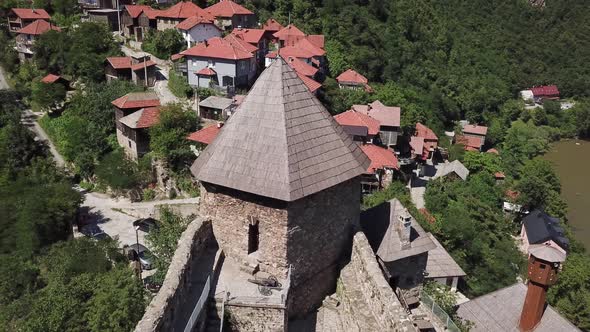Vranduk Castle a small medieval castle of Bosnian kings V21
