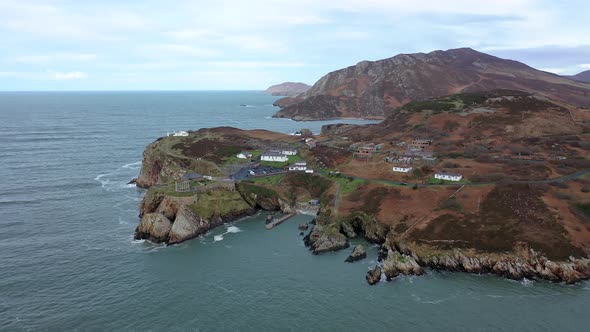 Aerial View Fort Dunree Inishowen Peninsula  County Donegal Ireland