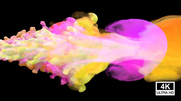 Colorful Smoke Reveal 4K