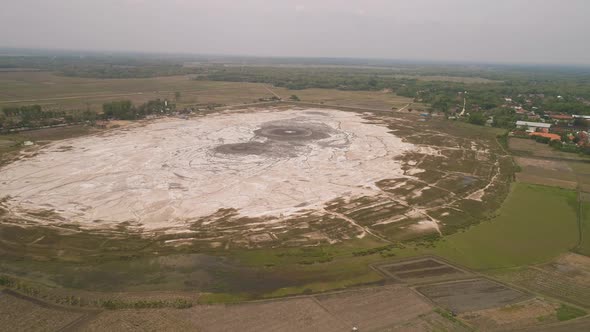 Mud Volcano Bledug Kuwu, Indonesia