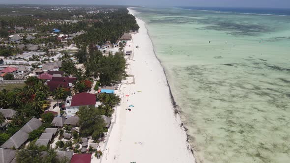 Ocean Near the Coast of Zanzibar Tanzania