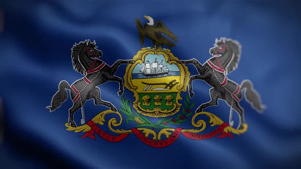 Pennsylvania State Flag Front