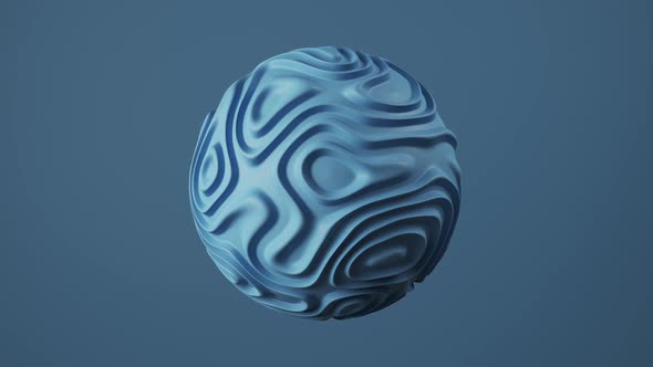 Abstract background with ball displacement morphing