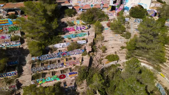 Abandoned Festival Club in Ibiza, Spain