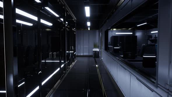 Futuristic Office and Communication Network Center alt