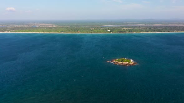 Coast of the Island of Sri Lanka