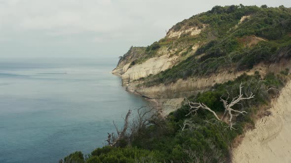 Aerial Shot Cape of Rodon Albania