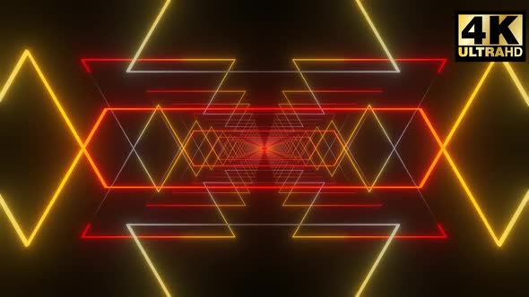 4k Colorful Stroke Tunnel Vj Pack