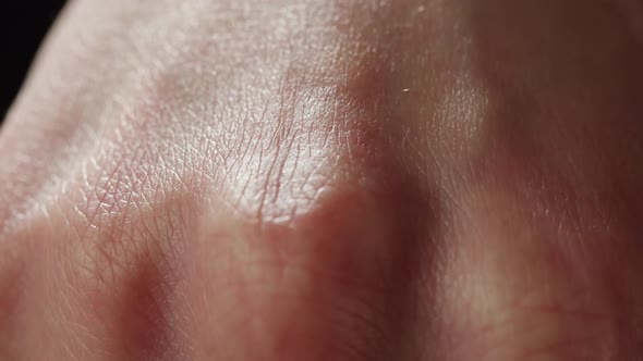 Hand Skin Texture Closeup