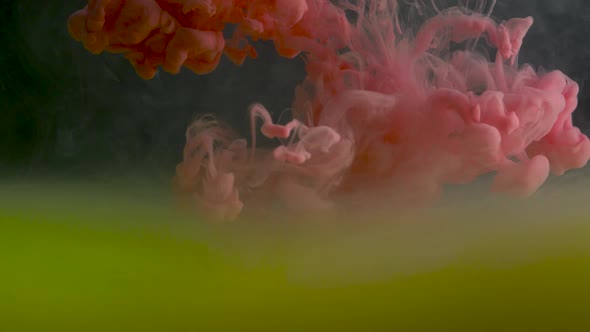 Color Drop Underwater Creating a Silk Drapery