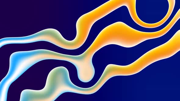 colorful glowing Flowing Liquid Waves motion background