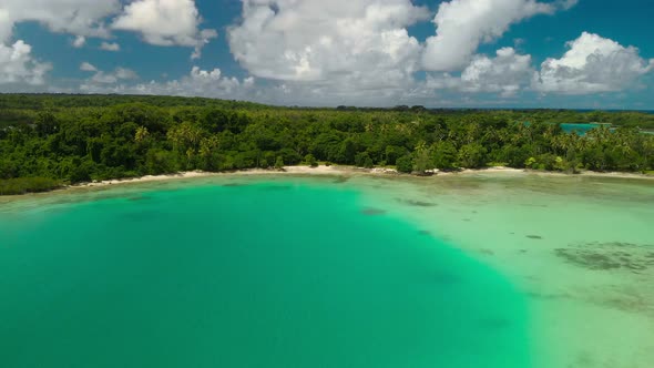 Drone view of small islands, Efate Island, Vanuatu, Port Vila