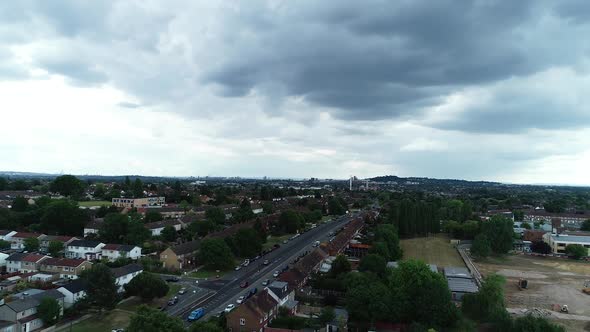 Aerial View Of Neighborhood Full HD