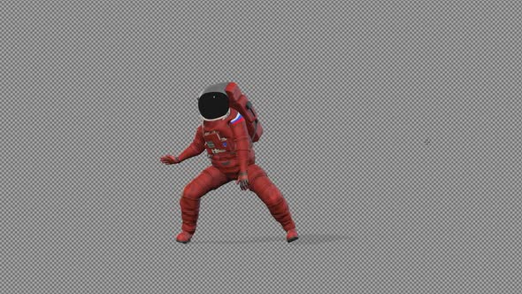 Astronaut Crazy Dance