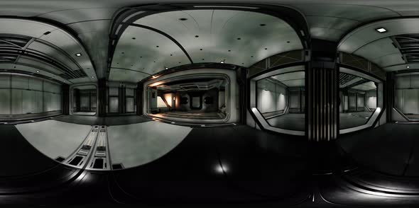 Vr360 View of Spaceship Interior