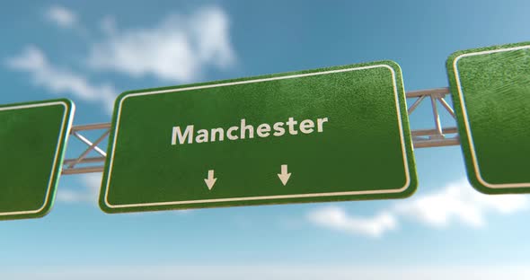 Manchester Sign - 4K