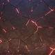 Glowing Fiery Cracked Crumbling Wall Motion Graphics Background - VideoHive Item for Sale