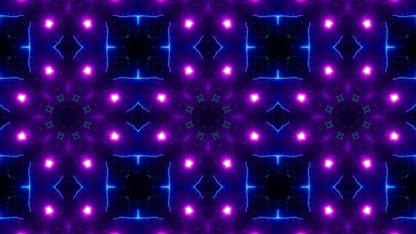 Fractal Neon Laser Beam Vj Light Kaleidoscope Loop 4K 01