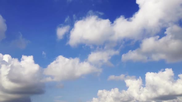 Time Lapse of Dramatic Build up of Tropical Monsoon Cloudy Sky