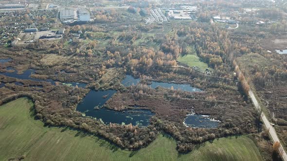 Autumn Landscape Aerial View 17