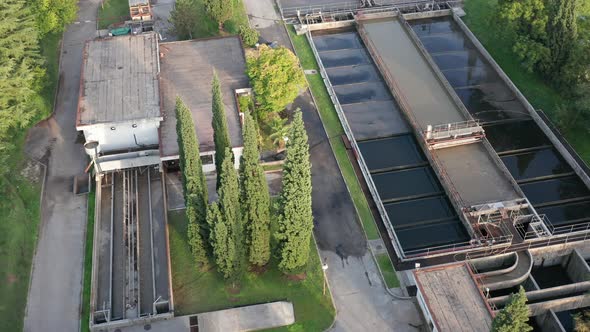 Sewage treatment plant - removing contaminants from municipal wastewater and industrial blackwater.