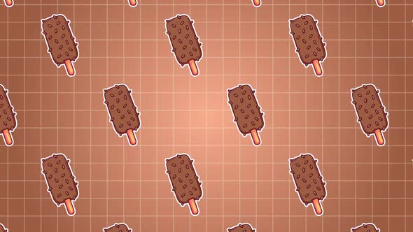 Chocolate Ice Cream Background