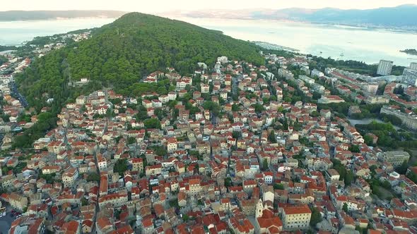 Aerial Marjan Park In Croatia