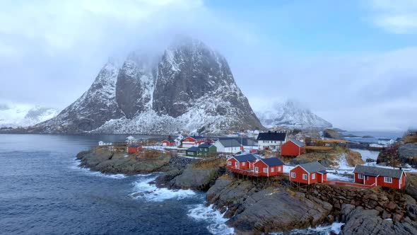 Hamnoy Village on Lofoten Islands, Norway