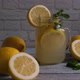 Glass with natural lemon juice - VideoHive Item for Sale