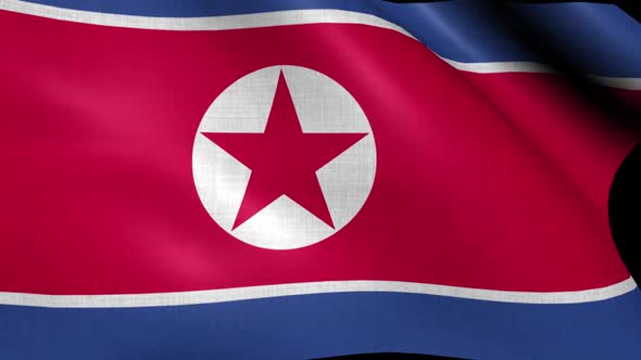 Korea North Flag