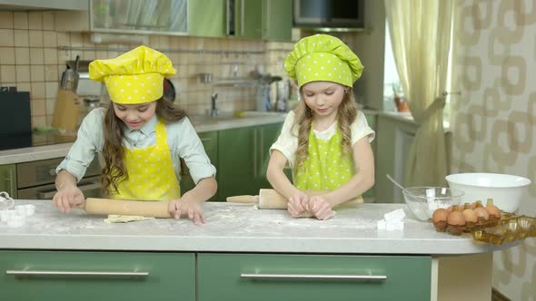 Little Girls Make Pastry