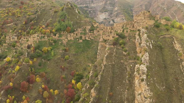 Abandoned in the Mountains the Village of Gamsutl