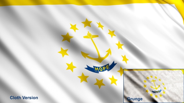 Rhode Island State Flags