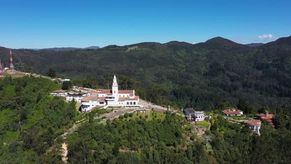 The Monserrate Monastery Bogota Colombia