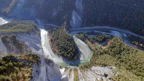 Ruinaulta The Grand Canyon of Switzerland Seen From the Air