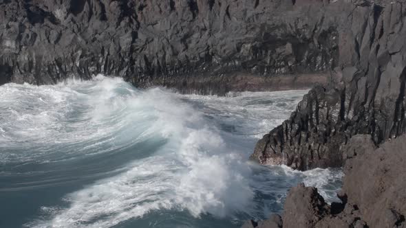 Waves Crashing in Los Hervideros, Lanzarote