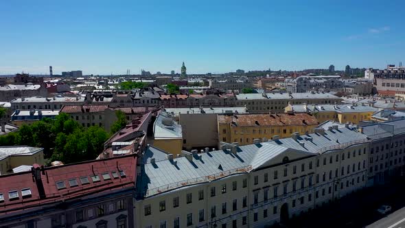 Saint-Petersburg. Drone. View from a height. City. Architecture. Russia 75