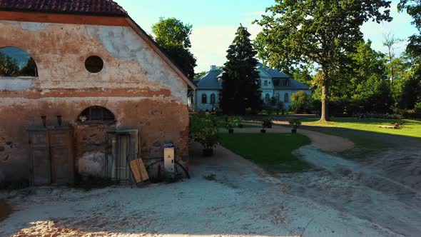 Abgunste manor in Zalenieku parish, Jelgavas region, Latvia, Europe