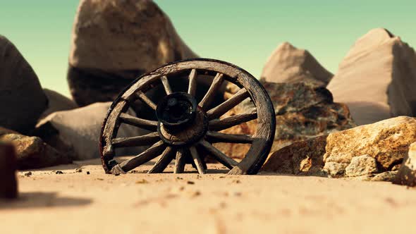 Old Tradition Waggon Wheel on the Sand alt