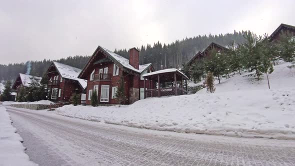 Wooden Cottage House in Mountain Resort