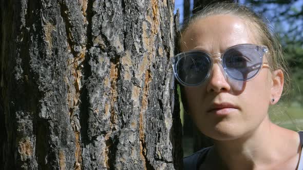 Girl and Tree