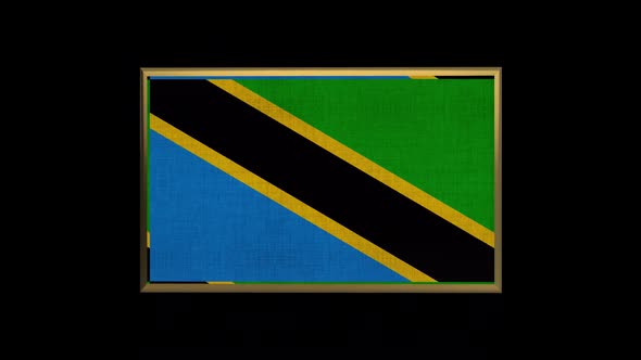 Tanzania 3D Flag