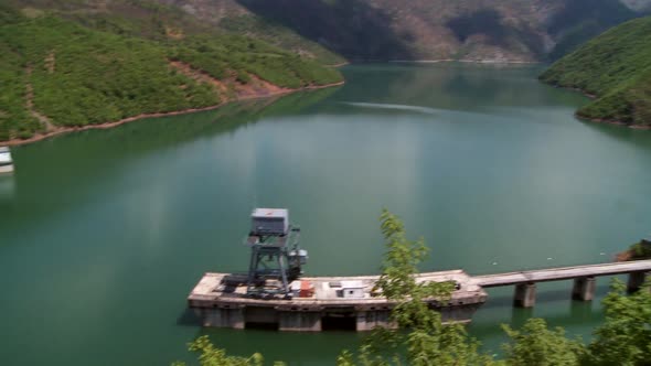 The Drin river in Albania