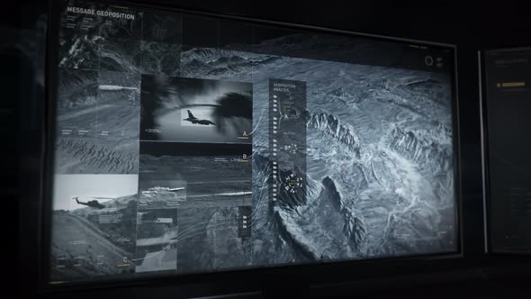 Modern Army Scanner is searching for the coordinates data of the enemy airbase alt