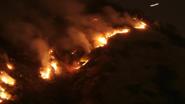 Hollywood Wild Fire Time Lapse