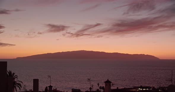 Amazing View of La Gomera Canary islands