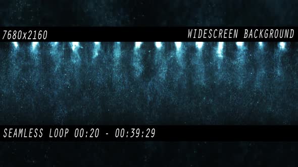Stage Blue Dust   Widescreen Background Particles
